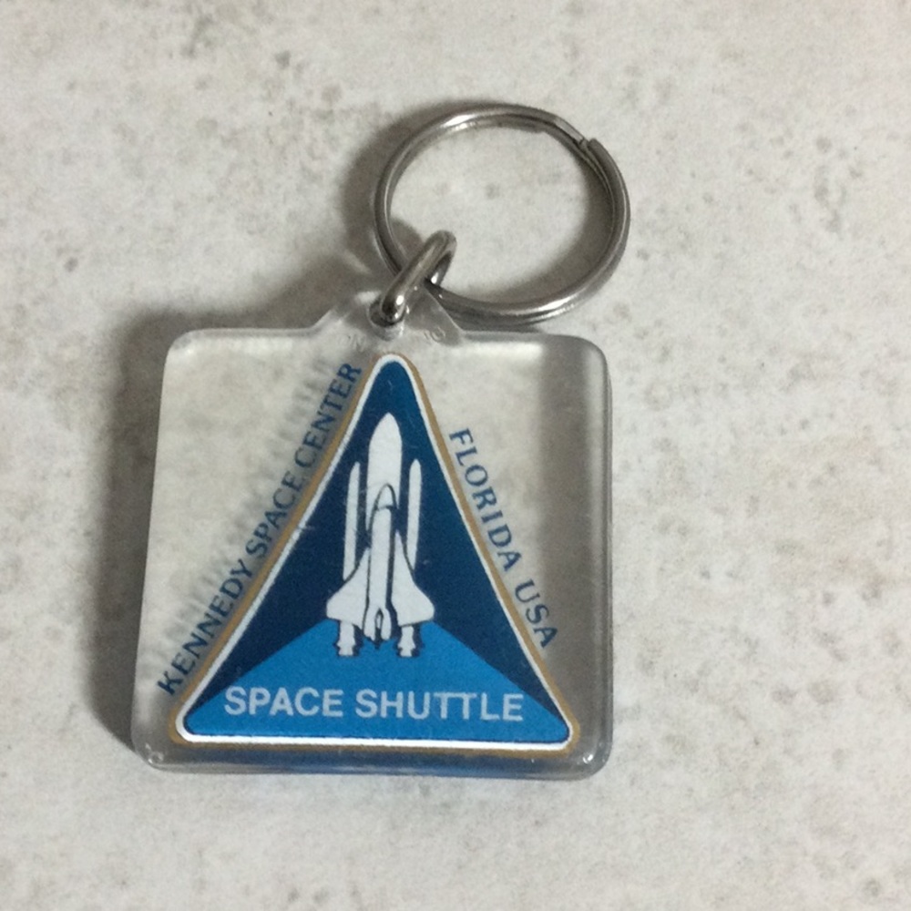 Vintage Kennedy Space Center Florida keychain